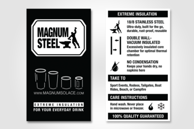 Magnum Steel Insert Cards